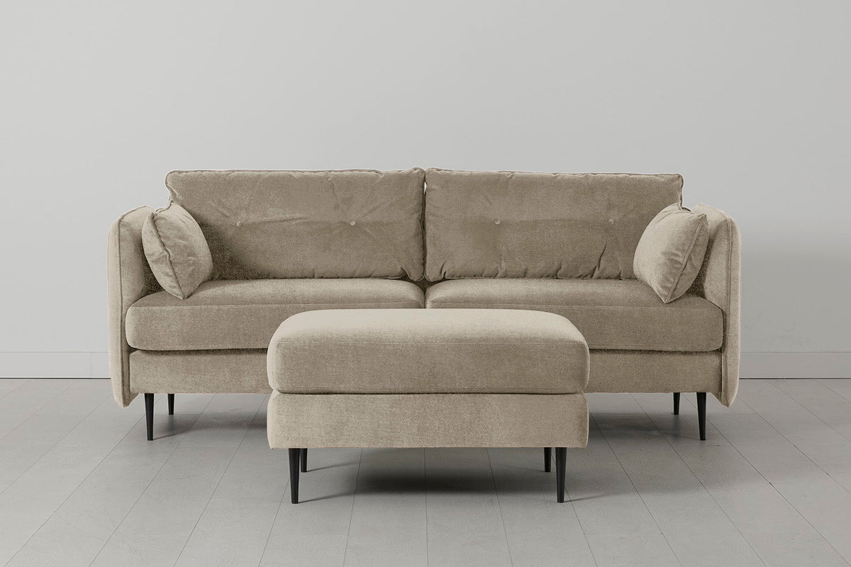 Model 19 3 Seater Sofa, Flax