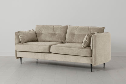 Model 19 3 Seater Sofa, Flax