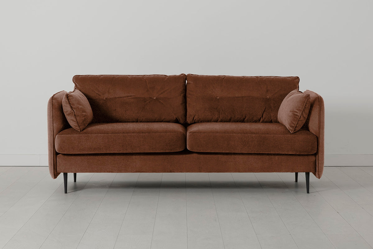 Model 19 3 Seater Sofa, Russet