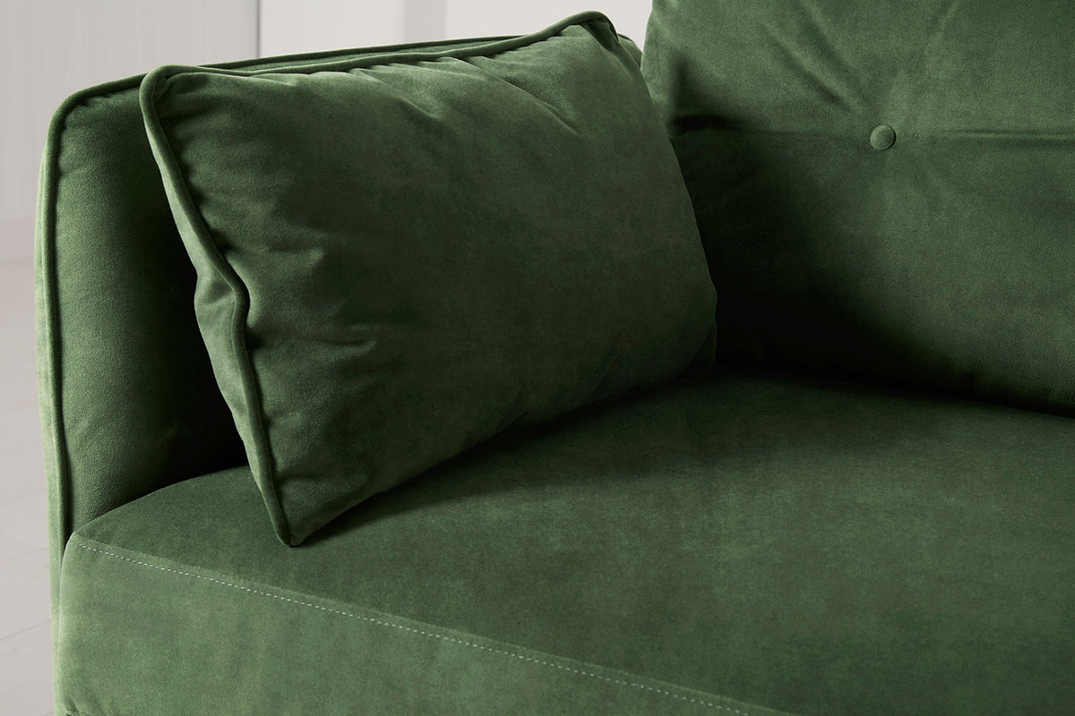 Model 19 Loveseat, Conifer — Cushion Detail