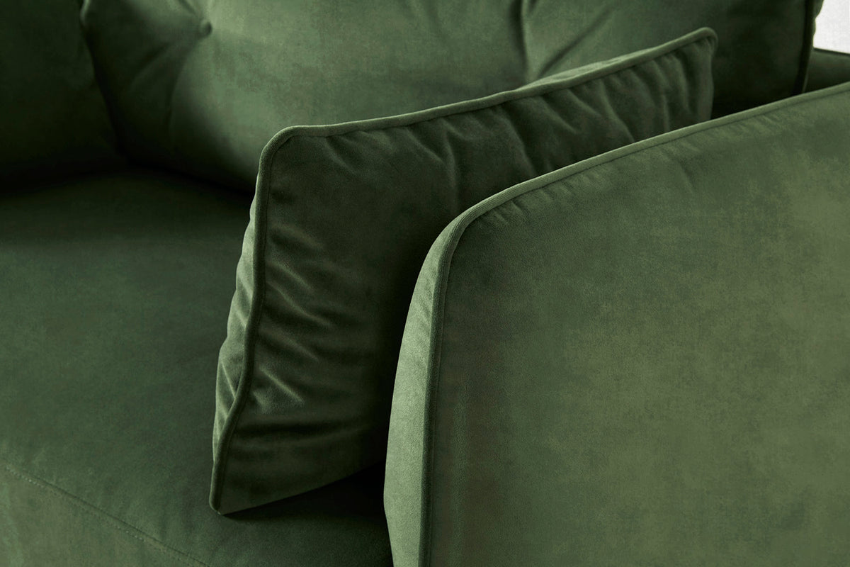 Model 19 Loveseat, Conifer — Cushion Detail