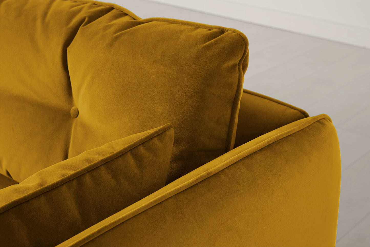 Model 19 Loveseat, Mustard
