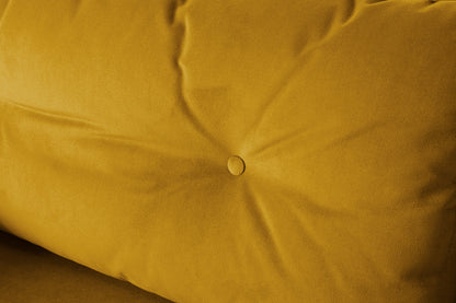 Model 19 Loveseat, Mustard — Cushion Detail