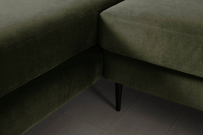 Model 19 3 Seater Left Chaise Sofa, Pine