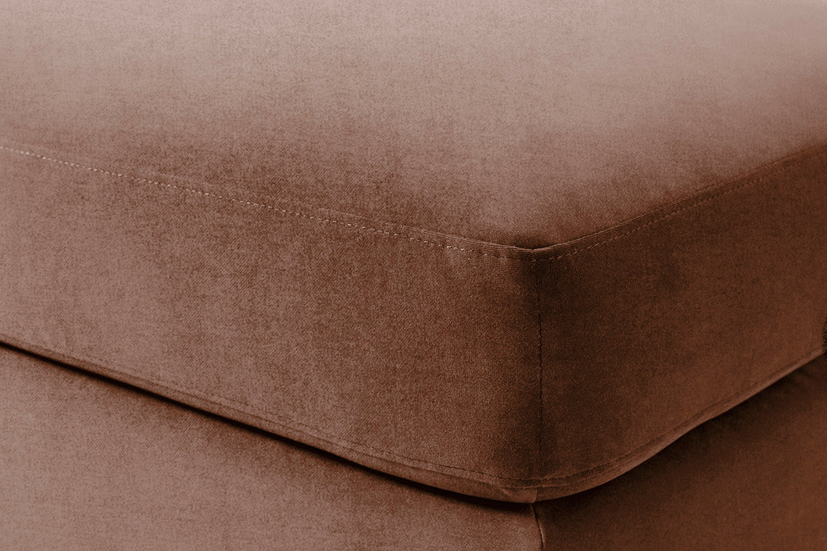 Model 19 Ottoman, Russet