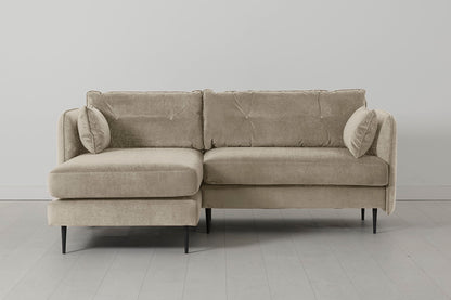 Model 19 3 Seater Left Chaise Sofa, Flax