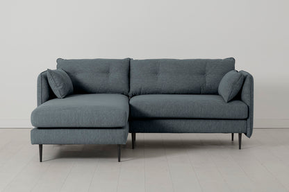 Model 19 3 Seater Left Chaise Sofa, Marine