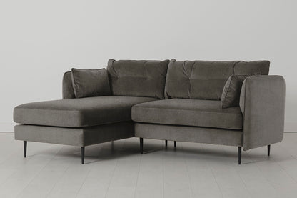 Model 19 3 Seater Left Chaise Sofa, Mink