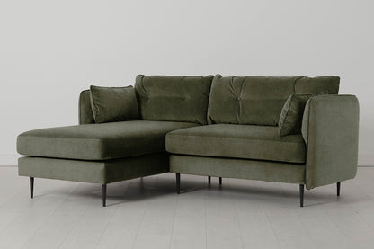Model 19 3 Seater Left Chaise Sofa, Pine