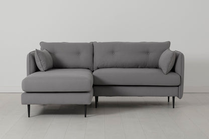 Model 19 3 Seater Left Chaise Sofa, Risso — Front View