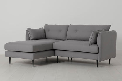 Model 19 3 Seater Left Chaise Sofa, Risso — Angle View