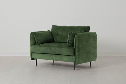 Model 19 Loveseat, Conifer — Angle View