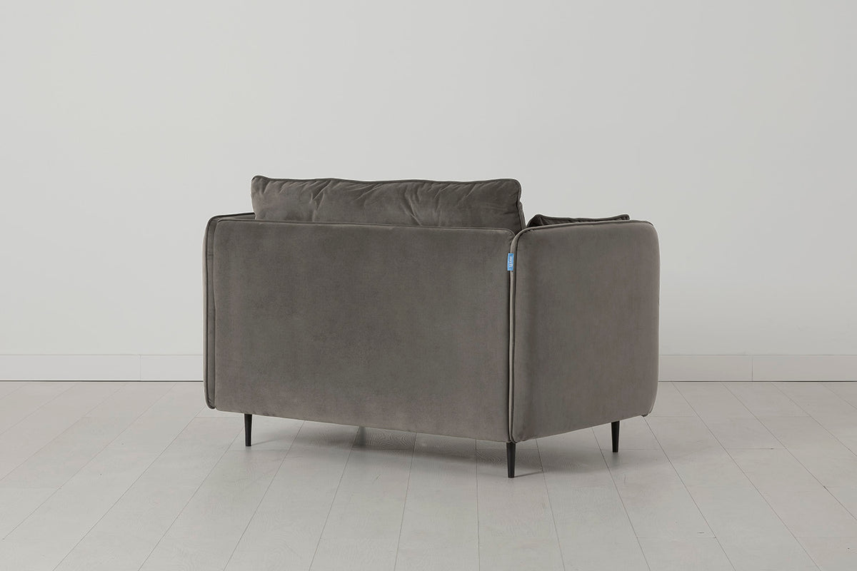 Model 19 Loveseat, Elephant — Back View