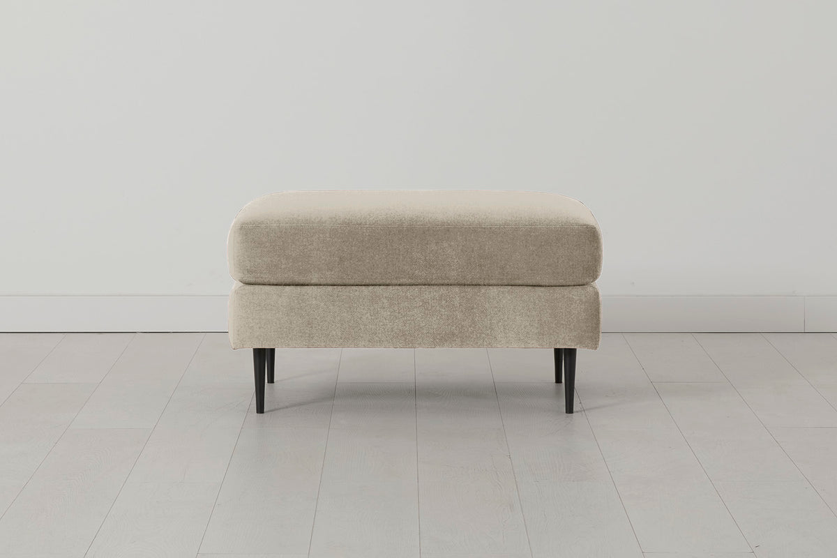 Model 19 Ottoman, Flax