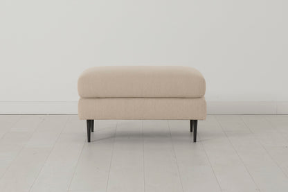 Model 19 Ottoman, Oatmeal — Front View