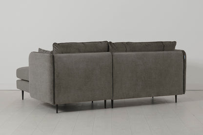 Model 19 3 Seater Right Chaise Sofa, Mink