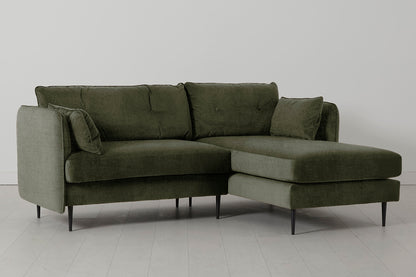 Model 19 3 Seater Right Chaise Sofa, Pine