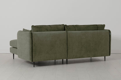 Model 19 3 Seater Right Chaise Sofa, Pine