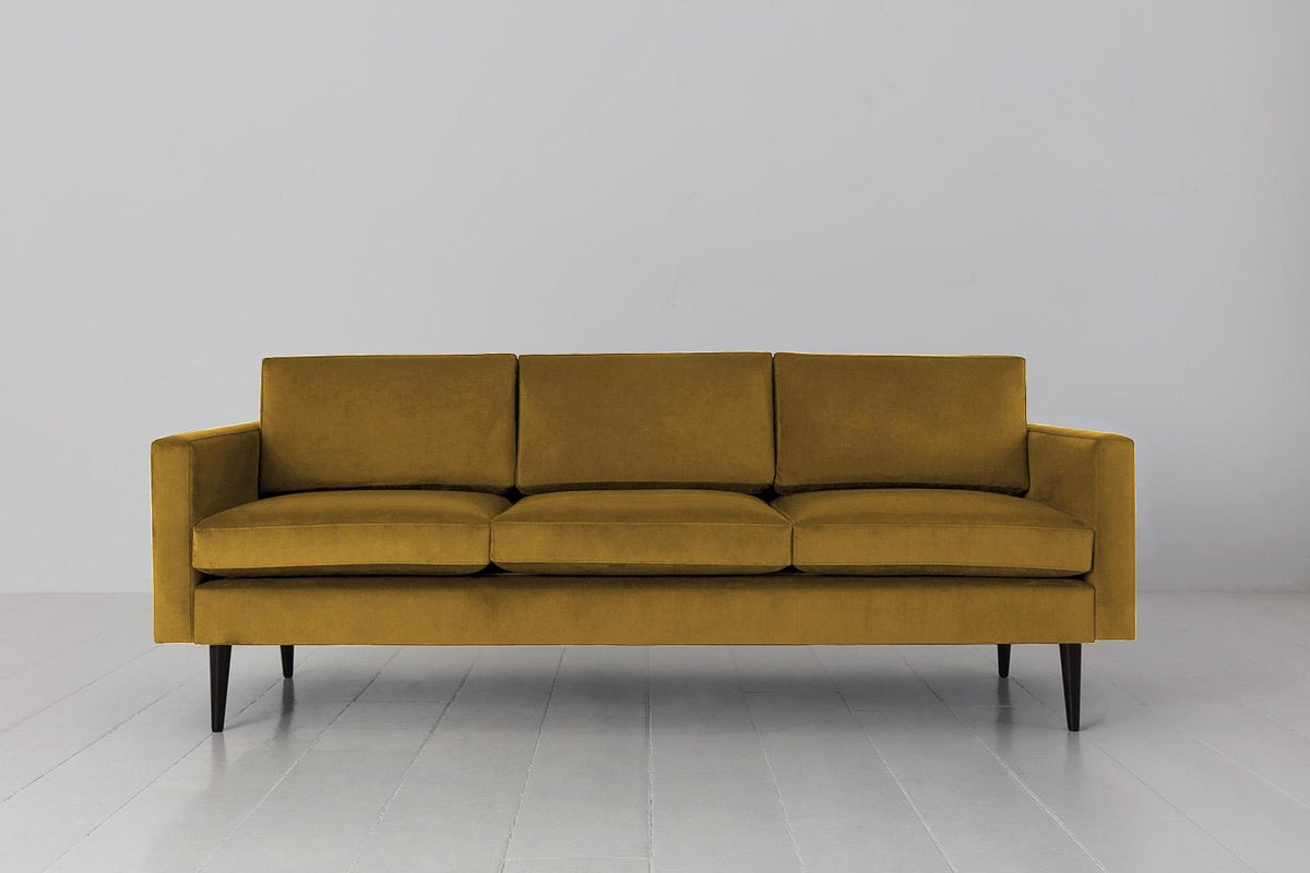 Model 01 3-Seater Sofa, Mustard
