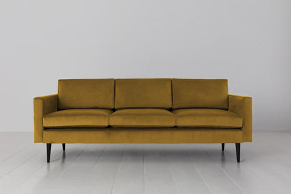 Model 01 3-Seater Sofa, Mustard