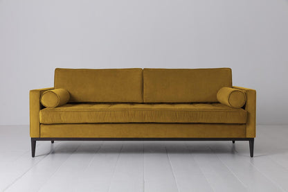 Model 02 3-Seater Sofa, Mustard