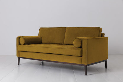 Model 02 2-Seater Sofa, Mustard
