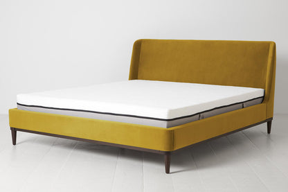 Bed 02 Super King Sized Bed, Mustard