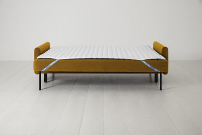 Model 04 Sofa Bed 3 Seater, Mustard