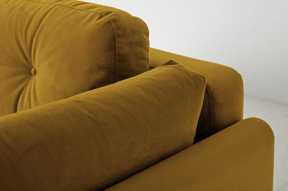 Model 04 Sofa Bed 3 Seater, Mustard