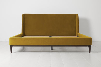 Bed 02 Super King Sized Bed, Mustard
