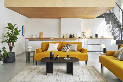Model 05 3-Seater Sofa, Mustard
