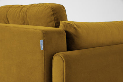 Model 04 Sofa Bed 3 Seater, Mustard