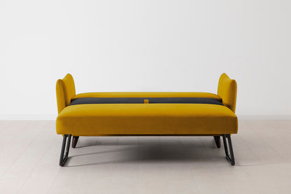 Model 08 Sofa Bed 2.5 Seater, Mustard