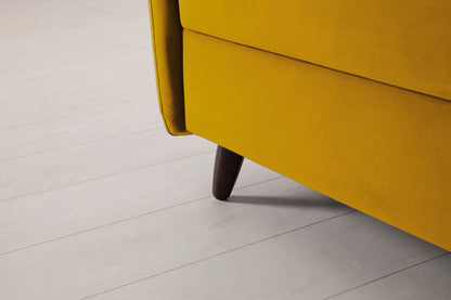 Model 08 Sofa Bed 2.5 Seater, Mustard