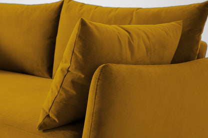 Model 08 Sofa Bed 2.5 Seater, Mustard