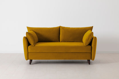 Model 08 Sofa Bed 2.5 Seater, Mustard