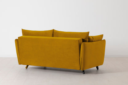 Model 08 Sofa Bed 2.5 Seater, Mustard