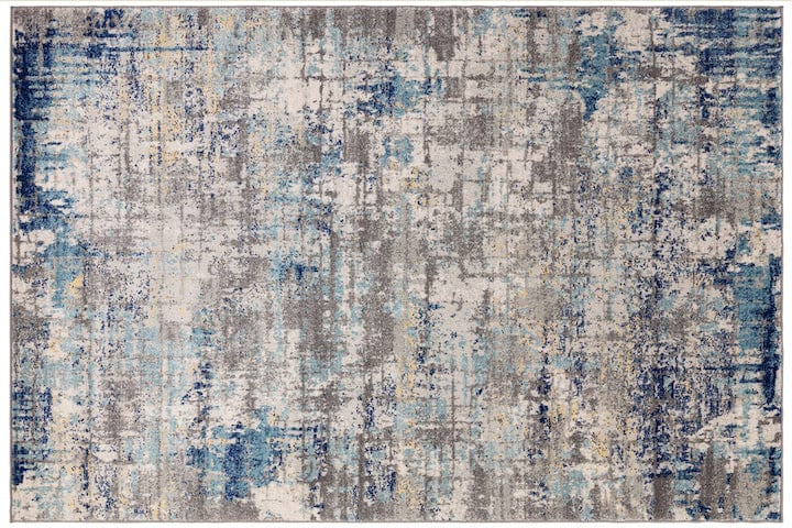 Nova Illusion Blue Rug | Patterned Rugs | Blue Rugs | Swyft