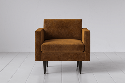 Ochre Image 1 - Model 01 Armchair in Ochre Front View