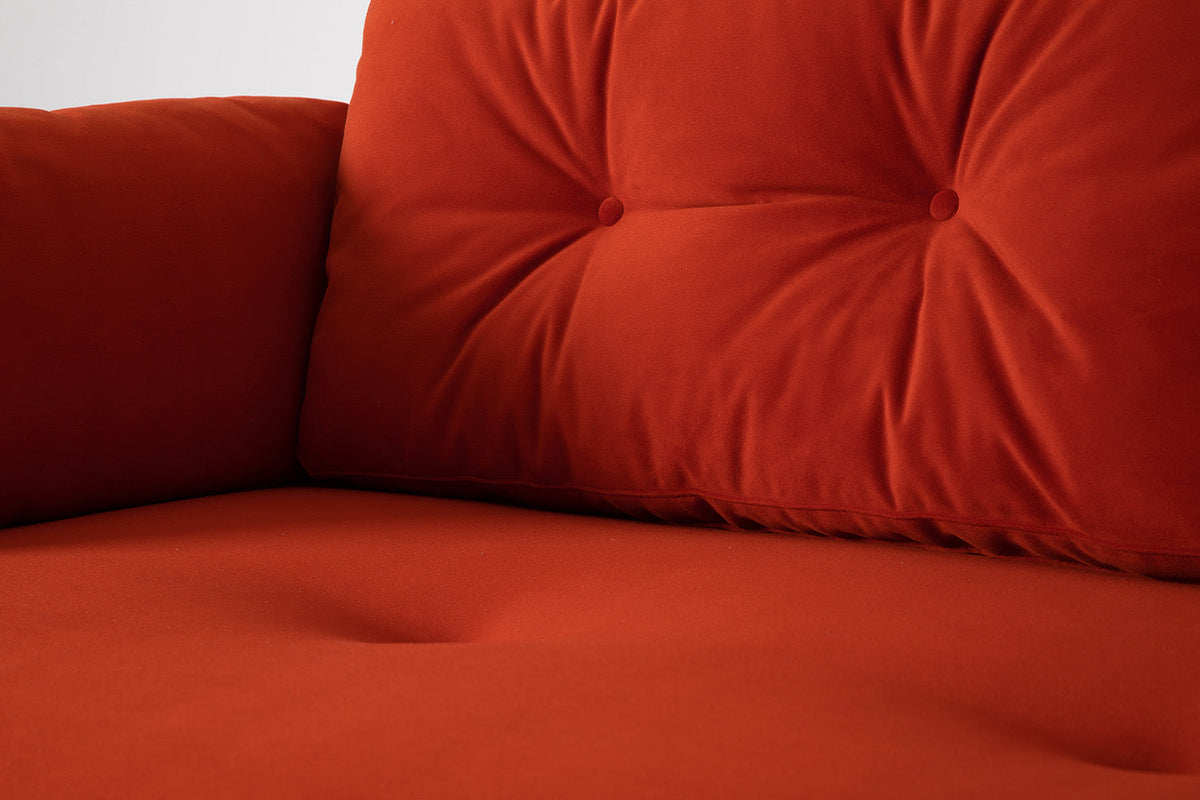 Model 04 Sofa Bed 3 Seater, Paprika