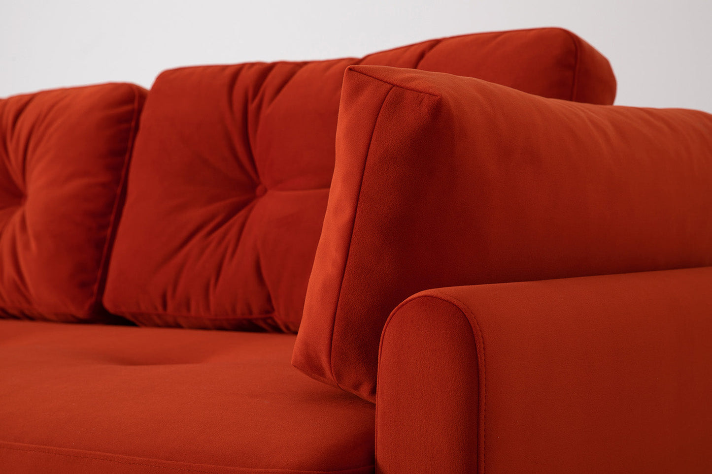 Model 04 Sofa Bed 3 Seater, Paprika