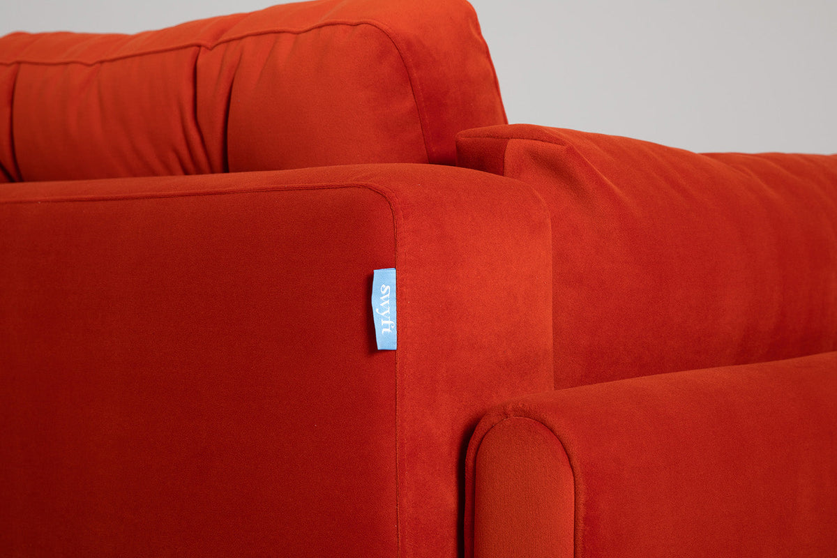 Model 04 Sofa Bed 3 Seater, Paprika