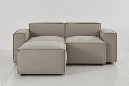 Model 03 2-Seater Left Chaise Sofa, Pumice