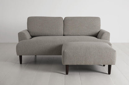 Model 05 2-Seater Sofa with ottoman, Pumice