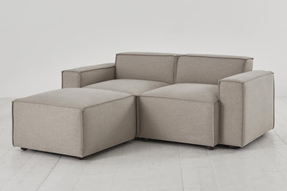 Model 03 2-Seater Left Chaise Sofa, Pumice
