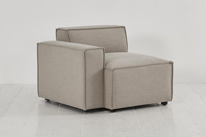 Model 03 Left Arm Sofa Module, Pumice