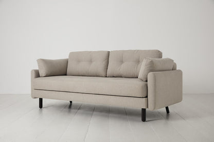 Model 04 Sofa Bed 3 Seater, Pumice