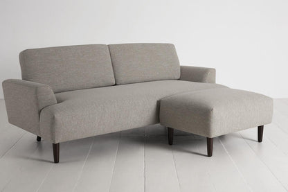 Model 05 3-Seater Sofa with ottoman, Pumice