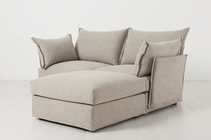 Model 06 2-Seater Right Chaise Sofa, Pumice