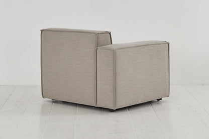 Model 03 Left Arm Sofa Module, Pumice